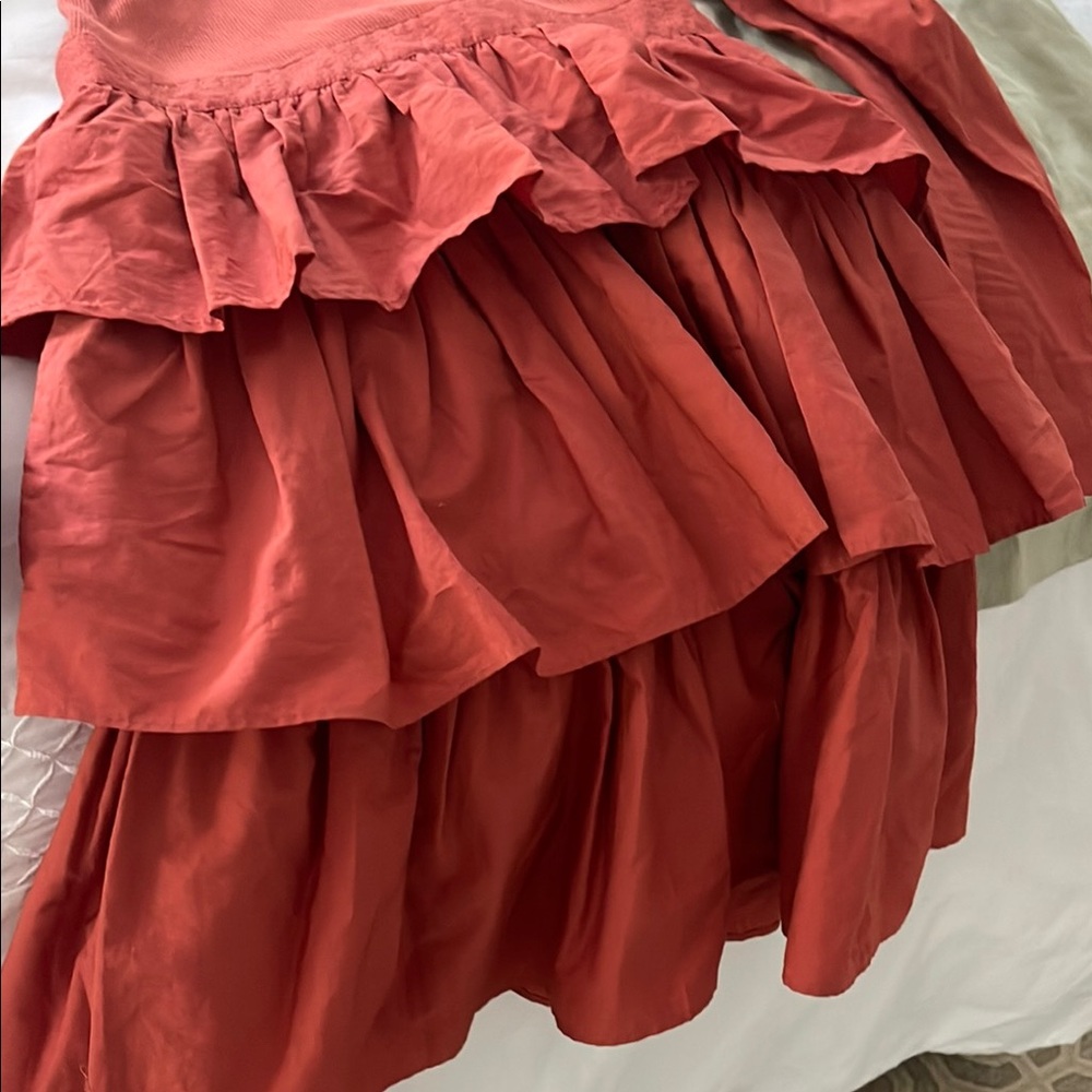 Ulla Johnson Coral Layered sz small women Dress 35” shoulder to hem - Picture 6 of 10